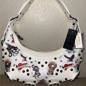 NWT Ed Hardy studded Hobo Bag Msrp $89